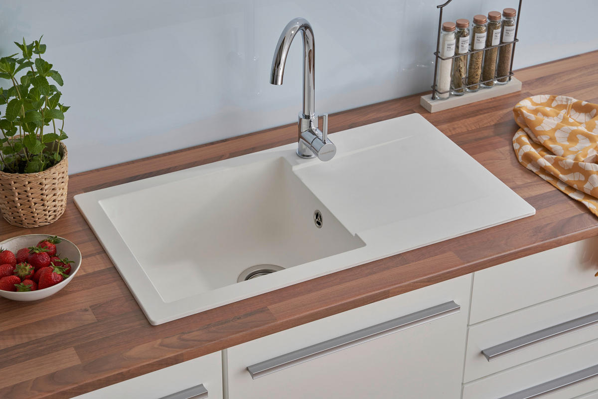 DISKHO 1712DENVER78X44W  - vit, Trend, glas/plast (78/17/43,5cm) - Respekta