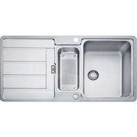 SPÜLE 127.0378.733  - Edelstahlfarben, Basics, Metall (96,5/18,5/51,0cm) - Franke