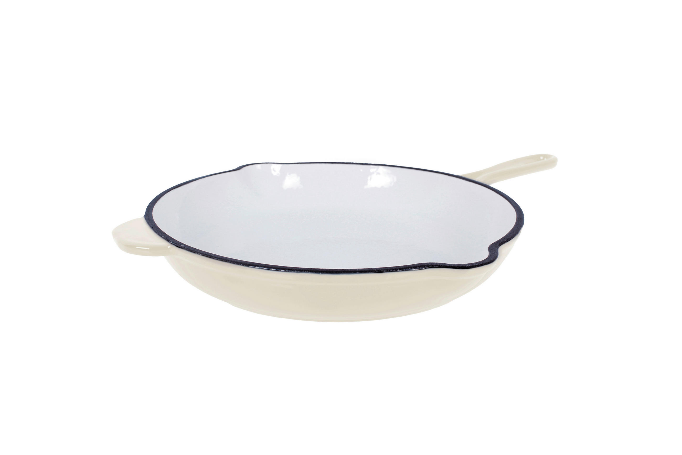 STEKPANNA  42,5/27/4,5 cm   - cremefärgad, Basics, metall (42,5/27/4,5cm) - Echtwerk