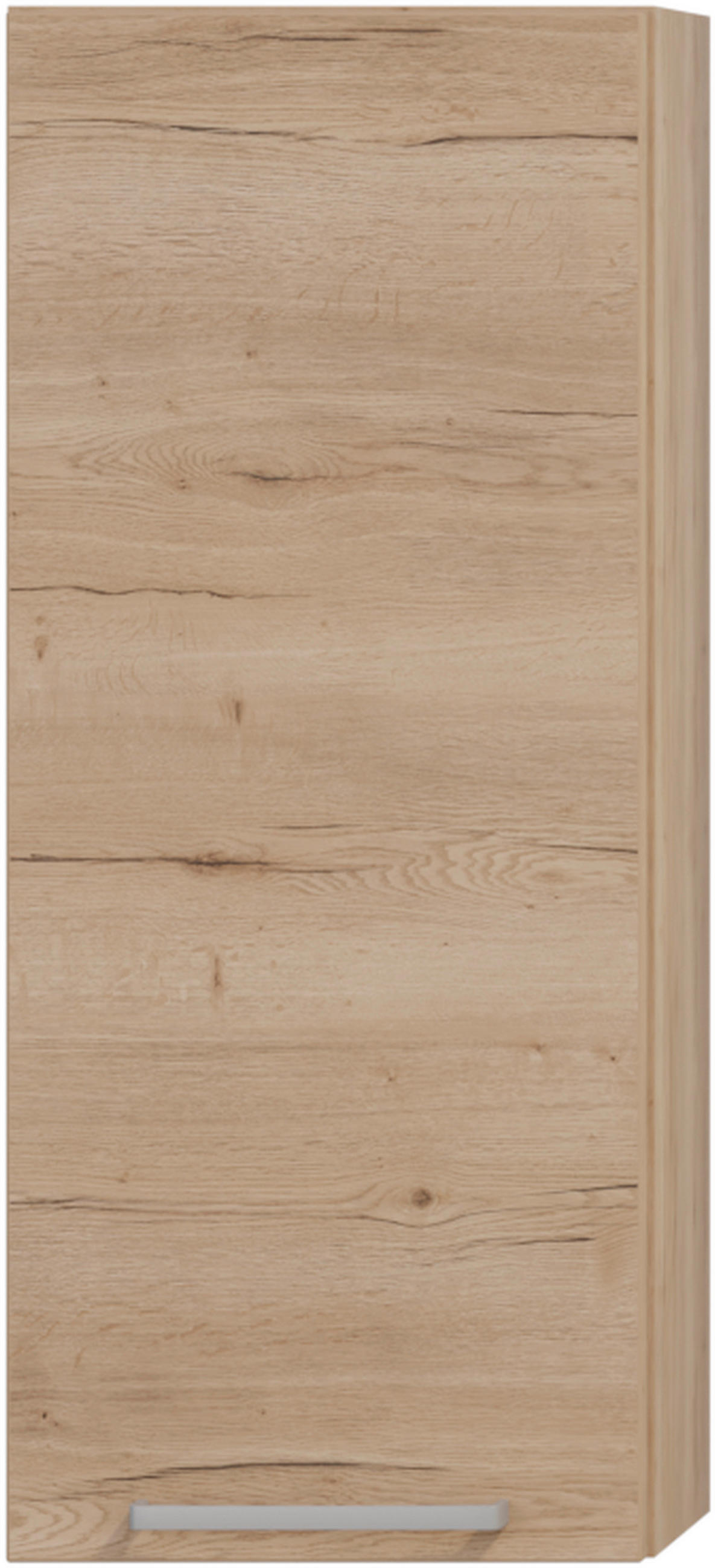 HÄNGESCHRANK 30/72/20,2 cm  - Chromfarben/Eichefarben, MODERN, Glas/Holzwerkstoff (30/72/20,2cm) - Celina Home