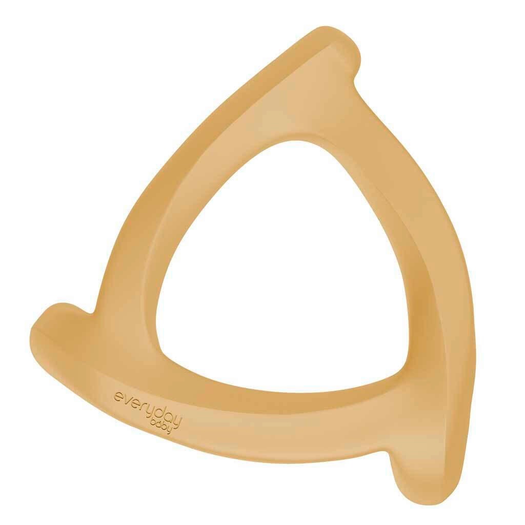 PRSTEN ZA GRICKANJE   - žuta, Basics, prirodni materijali (12/10/2cm) - Everyday Baby