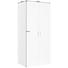 GARDEROBENSCHRANK 80/185/40 cm - Chromfarben/Eichefarben, Design, Holzwerkstoff/Kunststoff (80/185/40cm) - Xora GARDEROBENSCHRANK 80/185/40 cm - Chromfarben/Eichefarben, Design, Holzwerkstoff/Kunststoff (80/185/40cm) - Xora