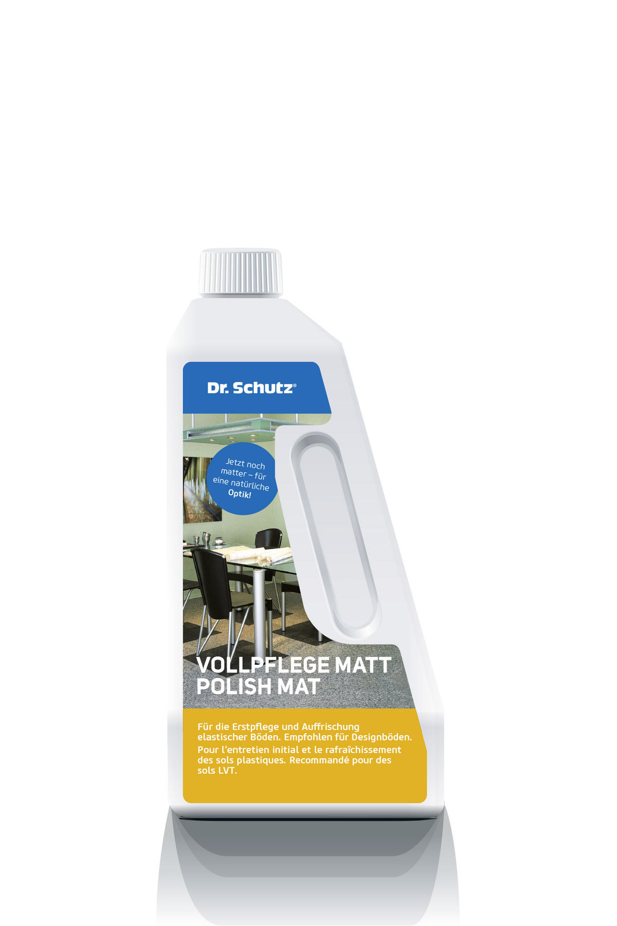 BODENPFLEGEMITTEL PVC, Vinylböden  - Weiß, Basics (21,5/18/23cm) - Dr. Schutz