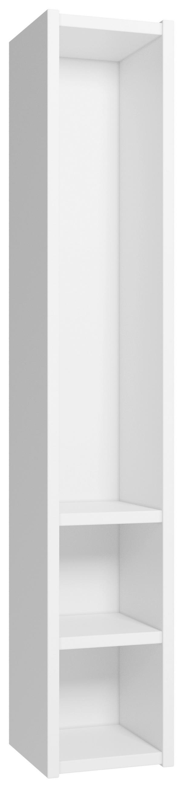 WANDREGAL Weiß  - Weiß, Design, Holzwerkstoff (110/19,6/20cm) - Stylife