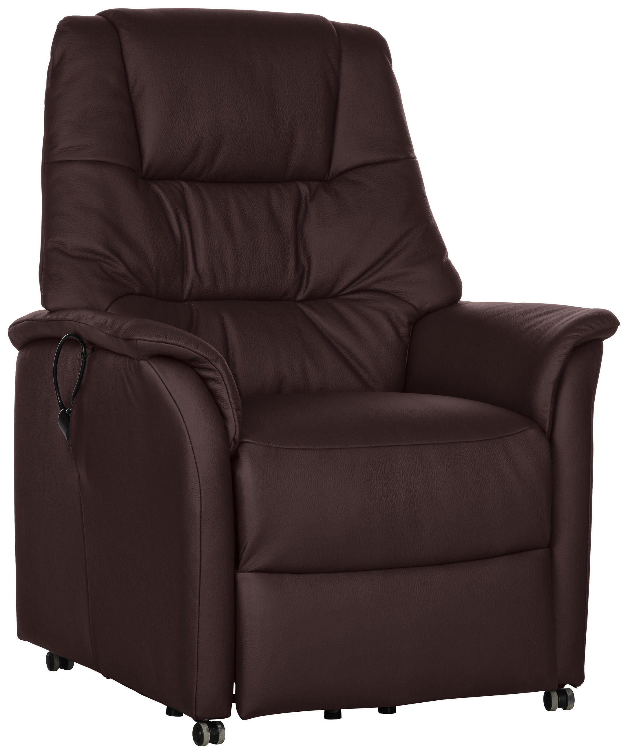 Fernsehsessel in Leder Braun