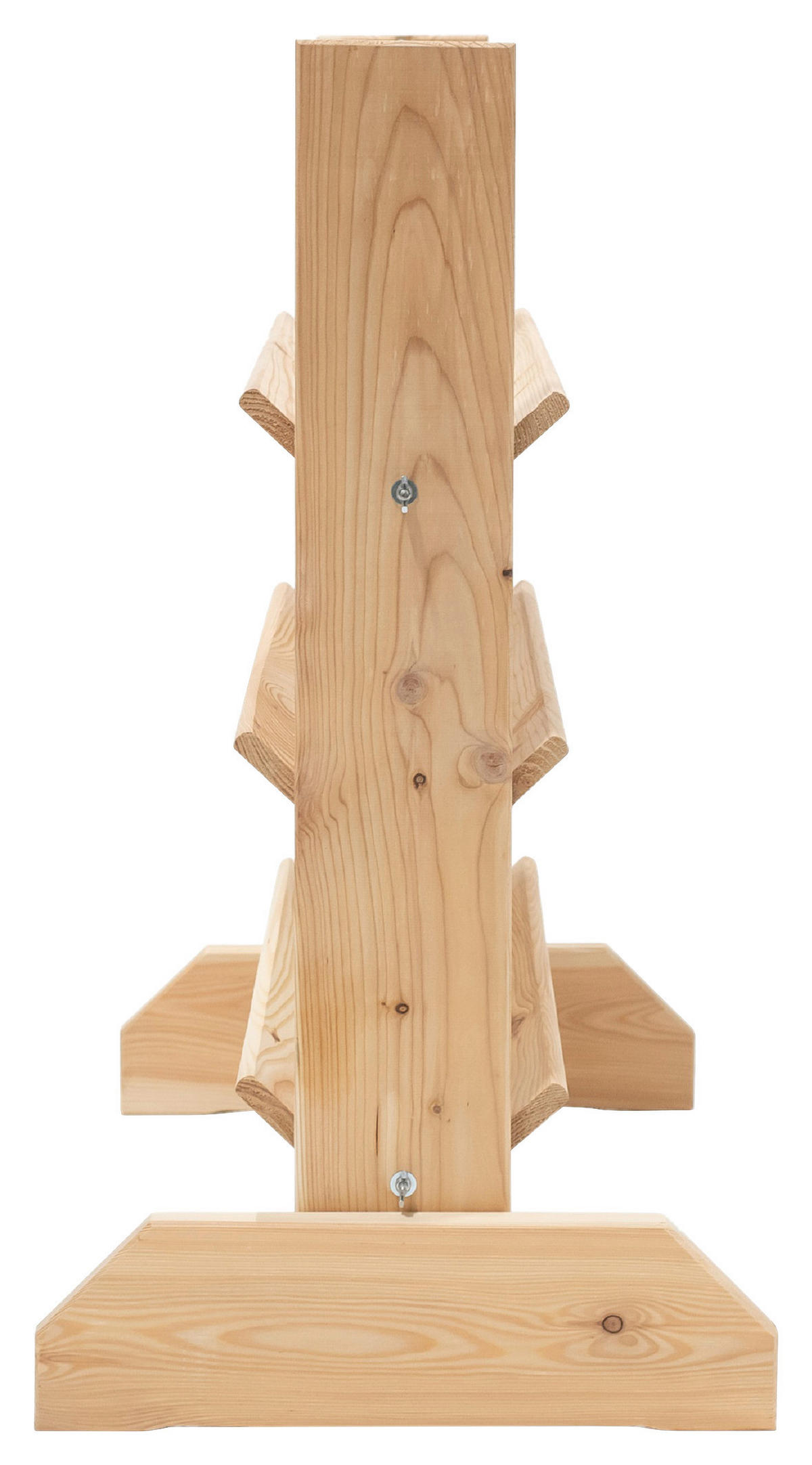 GARTENREGAL Holz  - Lärchefarben, Basics, Holz (80/95/50cm) - Ambia Garden