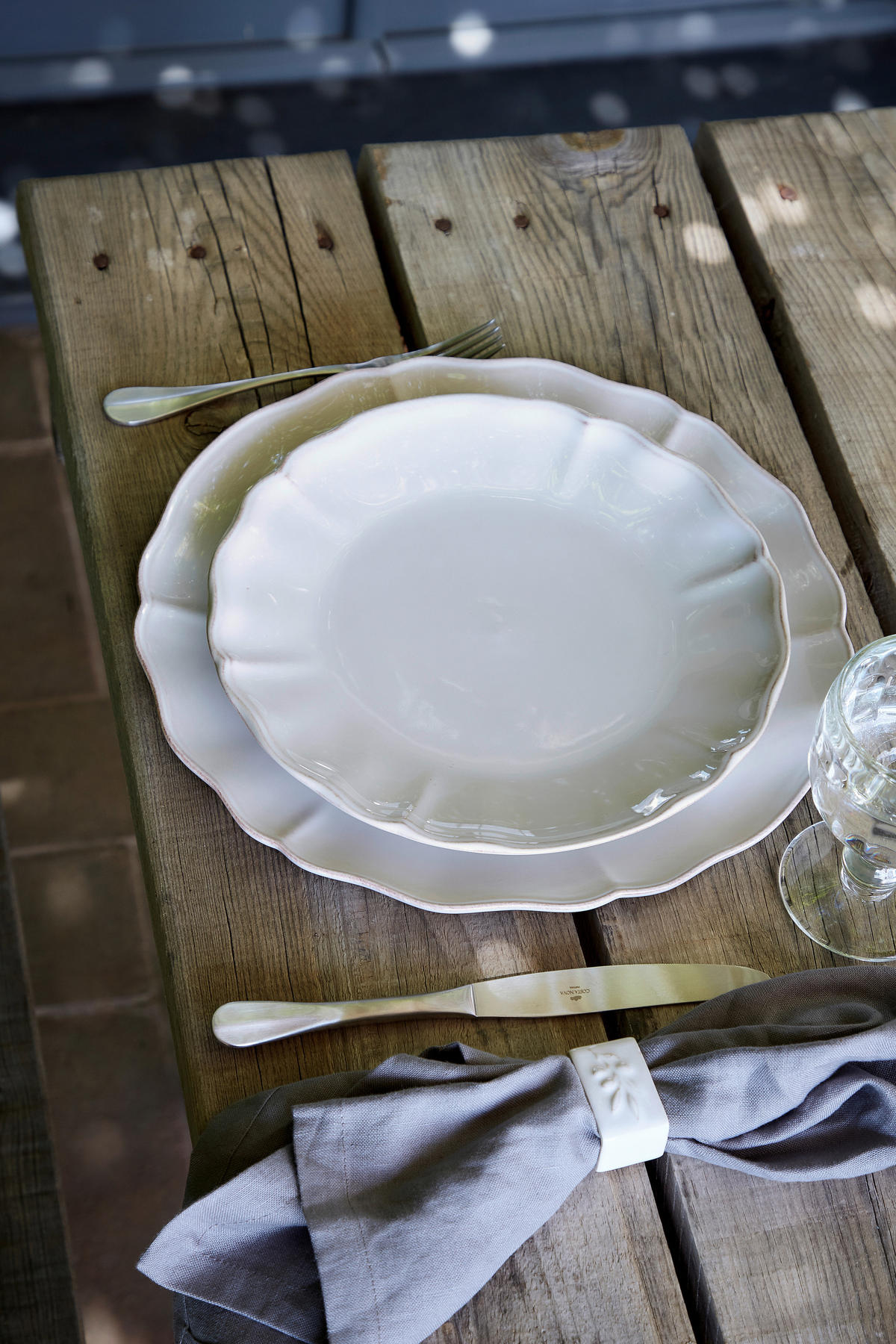 KOMBISERVICE Weiß ALENTEJO 4-teilig 1 Personen  - Weiß, Basics, Keramik - Costa Nova