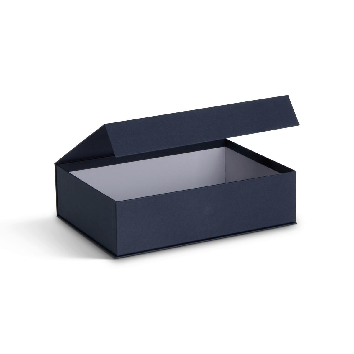 AUFBEWAHRUNGSBOX    23/31.5/9 cm  - Dunkelblau, Basics, Karton/Papier (23/31.5/9cm)