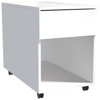 ROLLCONTAINER 39/55/70 cm  - Weiss, Modern, Holzwerkstoff/Kunststoff (39/55/70cm) - MID.YOU