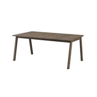 MATBORD 174-270/100/74 cm massivt trä, delar i massivt trä  trä utdragbar, finns i olika träslag rektangulär mörkbrun  - mörkbrun, Klassisk, trä (174-270/100/74cm) - Skovby