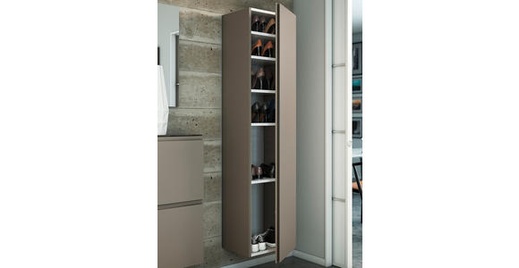 GARDEROBENSCHRANK 40/165/33 cm  - Taupe, Design, Holzwerkstoff (40/165/33cm) - Moderano