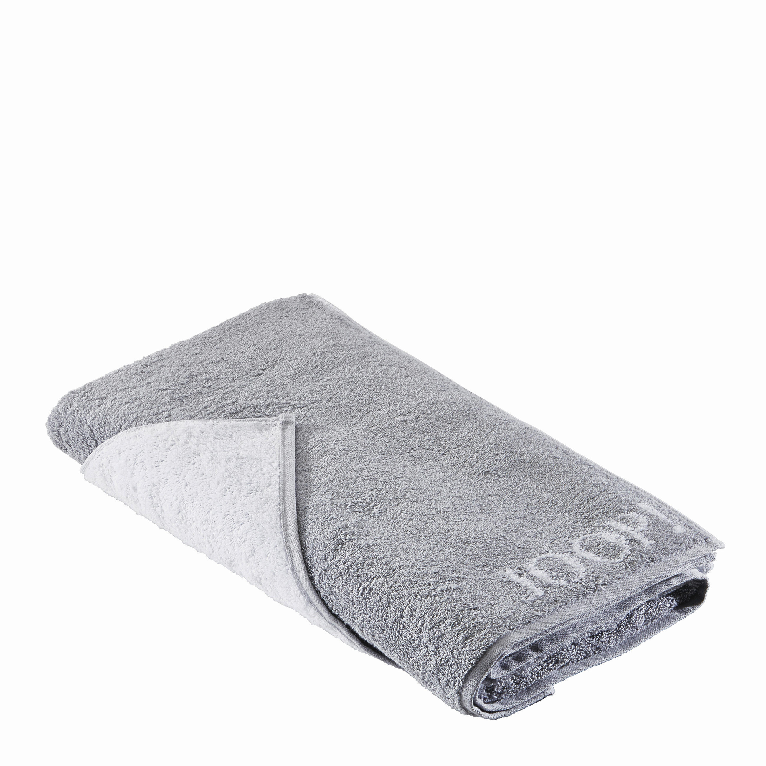 Joop! Saunatuch Classic Doubleface Silber 80x200 cm