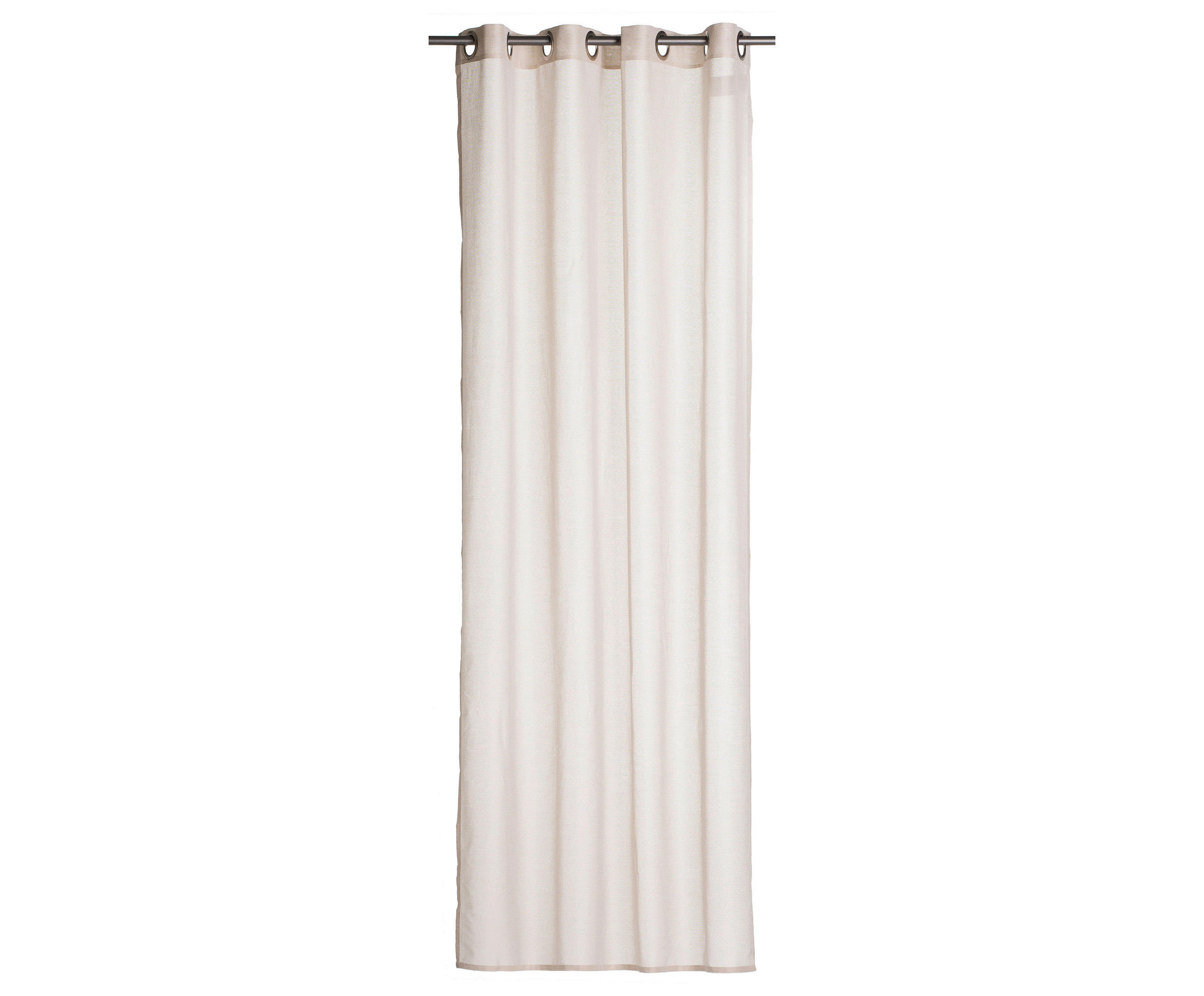 ZÁVĚS S OČKY, poloprůhledné, 140/245 cm - krémová, Basics, textil (140/245cm) - Esposa