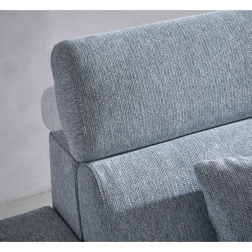 Thumbnail - Xora Ecksofa, Taupe, Textil, 2-Sitzer, Ottomane rechts, Eckteil, 262x166 cm, Armteil links, rechts, Wohnzimmer, Sofas & ...