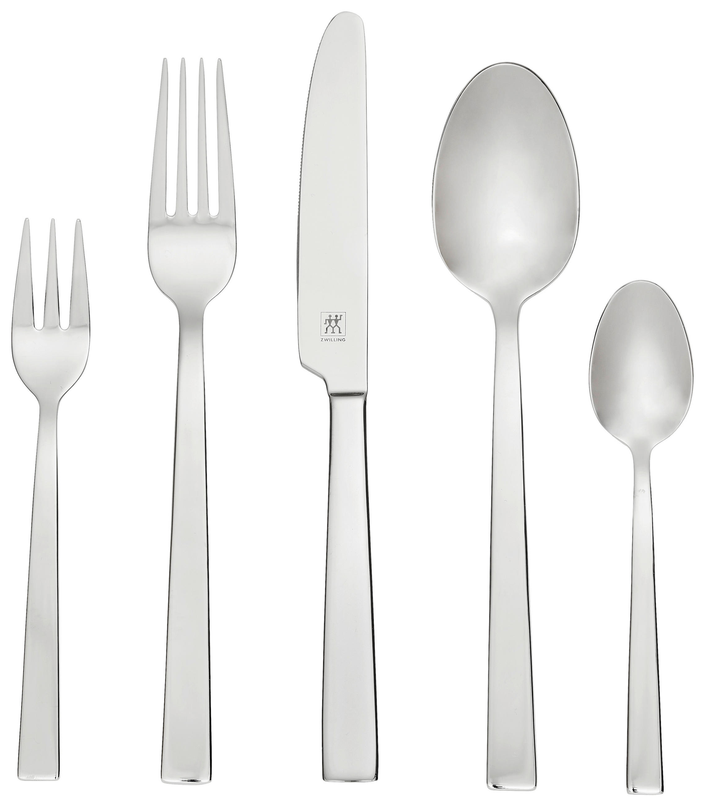 BESTECKSET King 30-teilig Edelstahl - Silberfarben, Basics, Metall - Zwilling