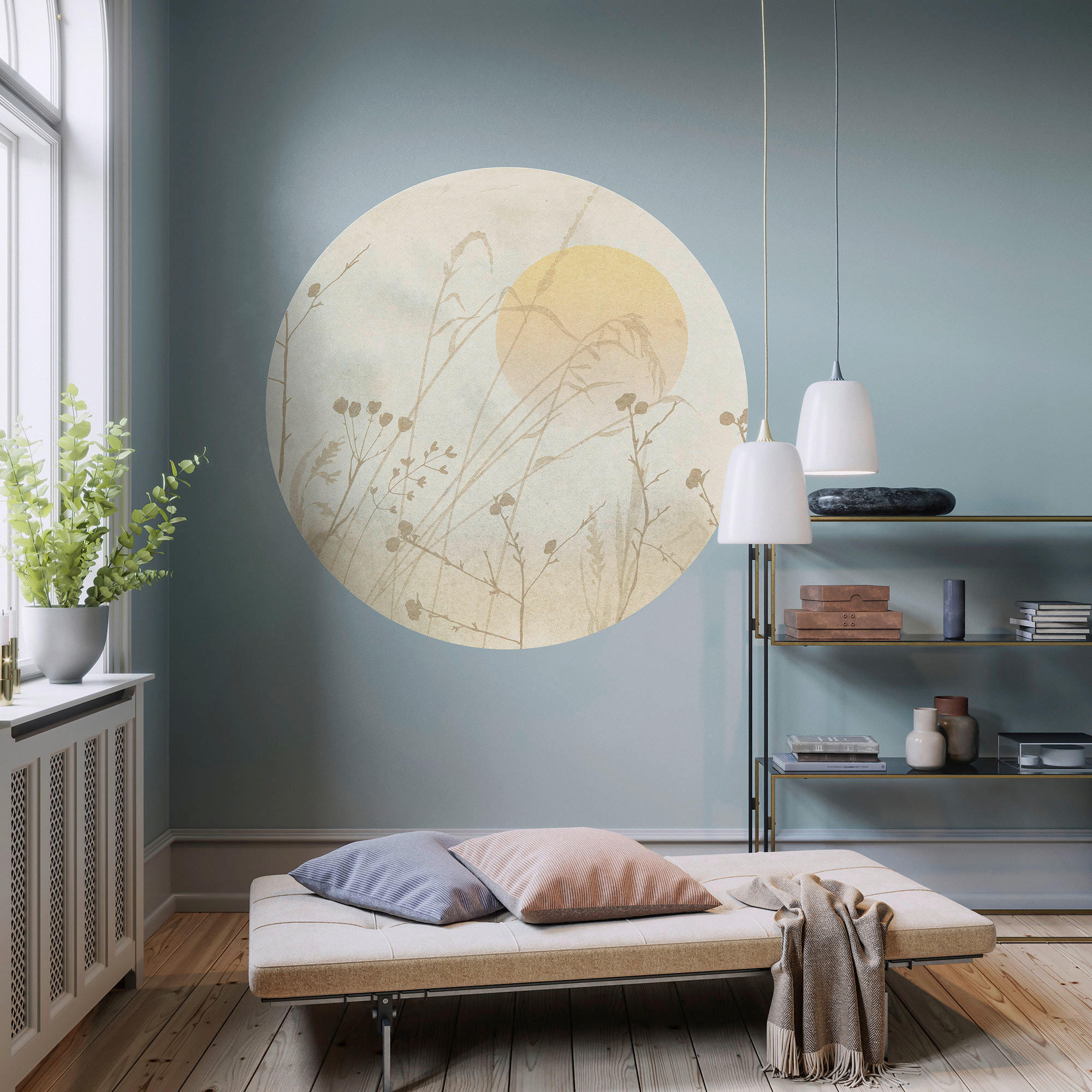 FOTOTAPETE  - Gelb/Braun, Trend (125cm) - Xora
