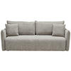SCHLAFSOFA in Webstoff Taupe  - Taupe/Schwarz, Konventionell, Kunststoff/Textil (224/90/107cm) - Carryhome