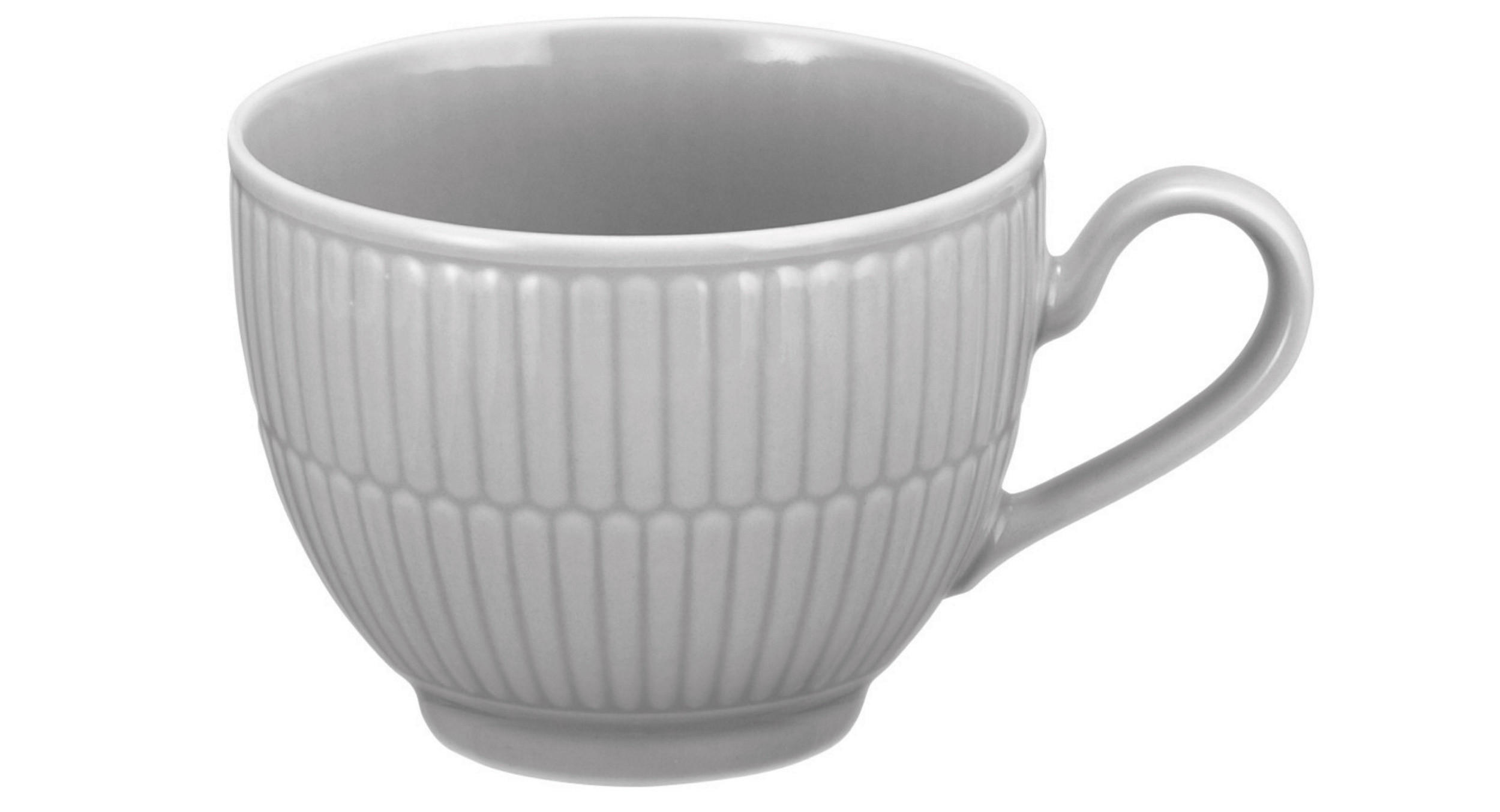 KAFFEETASSE Amina 240 ml  - Grau, KONVENTIONELL, Keramik (0,24l) - Seltmann Weiden