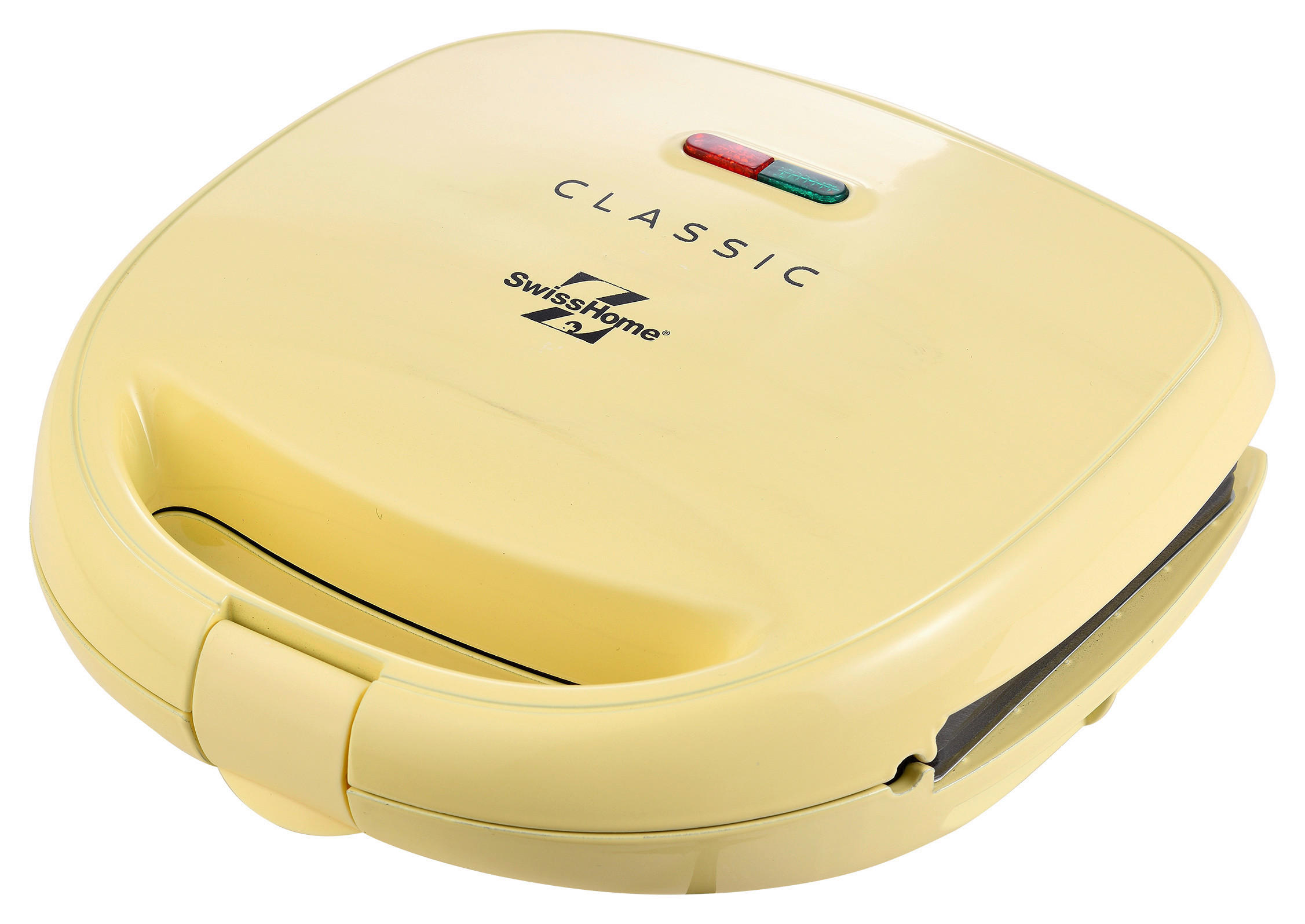 SANDWICHTOASTER  - Gelb, Basics, Kunststoff/Metall (23,2/22/9,6cm)