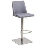 BARHOCKER in Textil Dunkelgrau  - Dunkelgrau/Schwarz, Design, Textil/Metall (43/107,5/51cm) - Carryhome