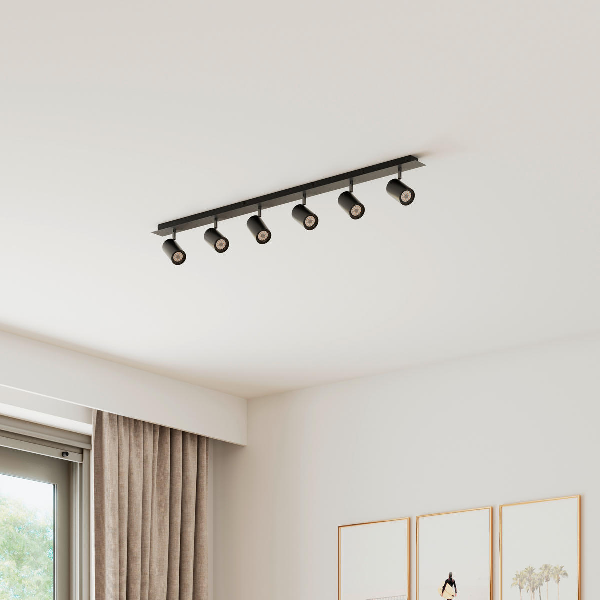 Proiector 116/6/12,5 cm    - negru, Basics, metal (116/6/12,5cm) - Novel