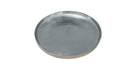 KERZENTELLER - Nickelfarben, Trend, Metall (30cm) - Ambia Home