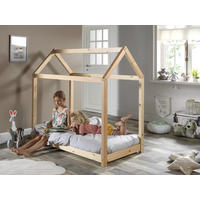 Montessori-Bett Lattenrost 70/140 cm  in Naturfarben  - Naturfarben, MODERN, Holz (70/140cm) - MID.YOU