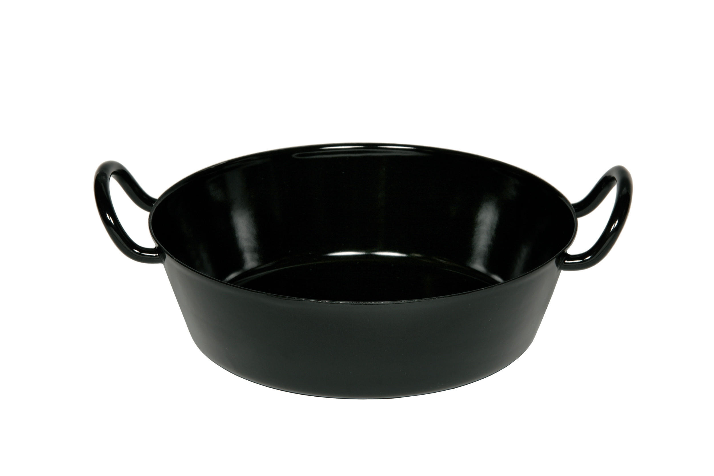 BRATPFANNE Schwarzemail Classic  - Schwarz, KONVENTIONELL, Metall (34/8,2cm) - Riess