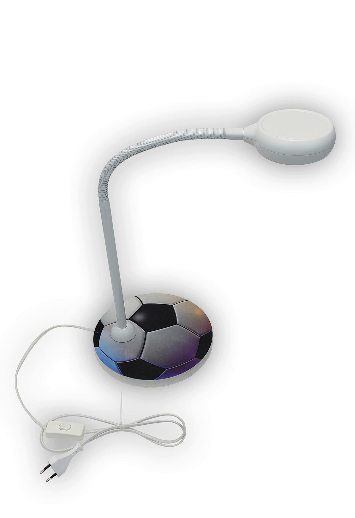 DETSKÁ STOLNÁ LAMPA, 20/43/20 cm - viacfarebná/biela, Basics, kov/kompozitné drevo (20/43/20cm)