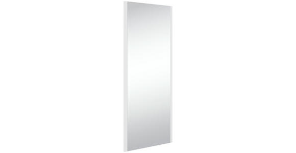 SPIEGEL 44,8/119,5/2 cm in rechteckig - Weiß, KONVENTIONELL, Glas/Holzwerkstoff (44,8/119,5/2cm) - Xora
