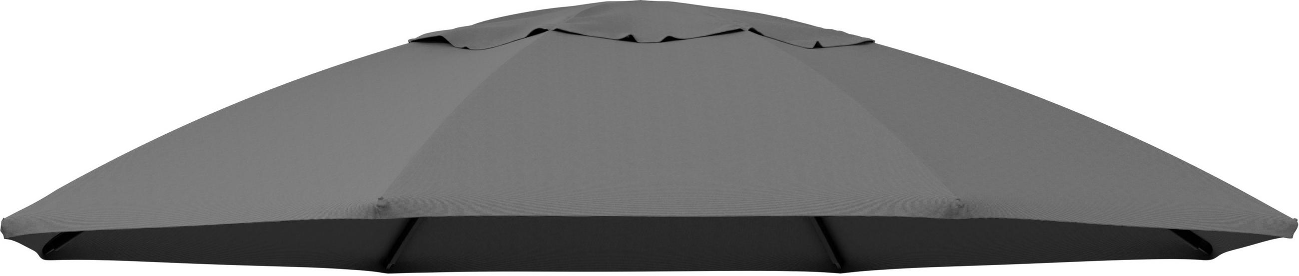 ABDECKHAUBE  - Grau, Basics, Textil (375/8/375cm) - Gardenson