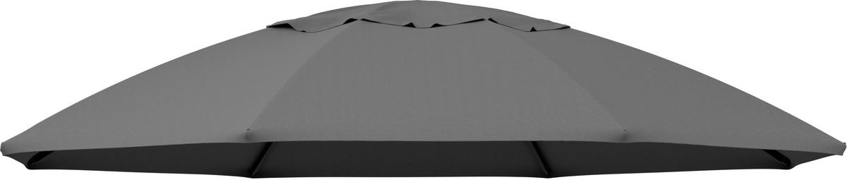 ABDECKHAUBE  - Grau, Basics, Textil (375/8/375cm) - Gardenson
