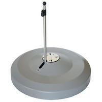 SONNENSCHIRMSTÄNDER - Graphitfarben, KONVENTIONELL, Kunststoff/Stein (75/75cm)