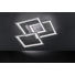 LED-DECKENLEUCHTE - Silberfarben, Design, Kunststoff/Metall (70/17/70cm) - Wofi LED-DECKENLEUCHTE - Silberfarben, Design, Kunststoff/Metall (70/17/70cm) - Wofi