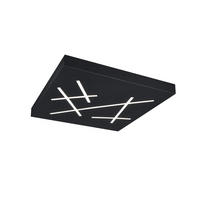 PLAFONIERĂ CU LED - negru, Basics, metal (50/5/50cm)