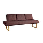 SITZBANK 209/92/78 cm  in Rosa  - Eichefarben/Rosa, Design, Holz/Textil (209/92/78cm) - Dieter Knoll