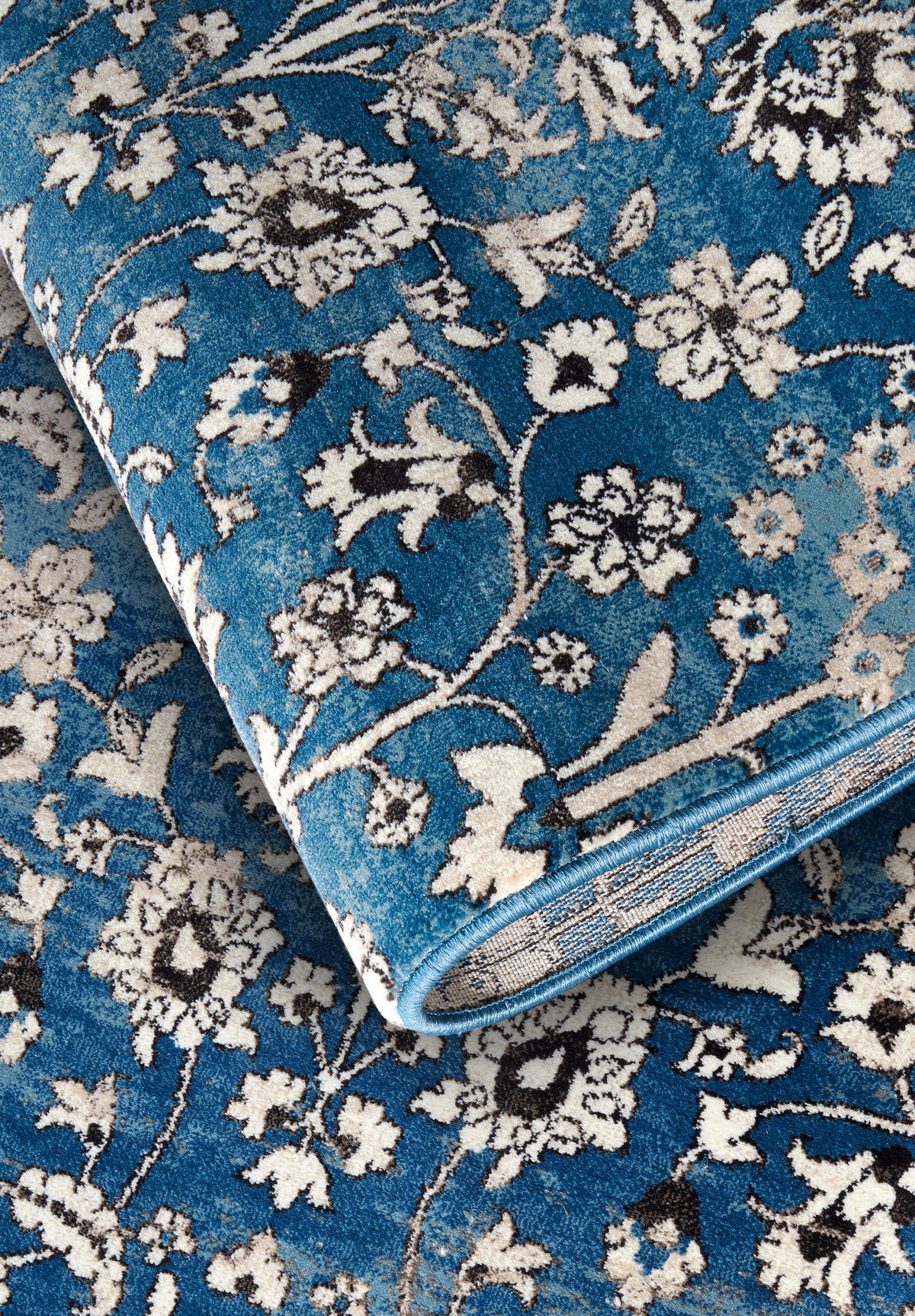 LÄUFER 80/240 cm Kollektion 1869 Blau, Creme  - Blau/Creme, Design, Kunststoff/Textil (80/240cm) - Villeroy & Boch