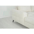 WOHNLANDSCHAFT Beige Chenille  - Beige/Schwarz, KONVENTIONELL, Textil/Metall (160/340/188cm) - Xora