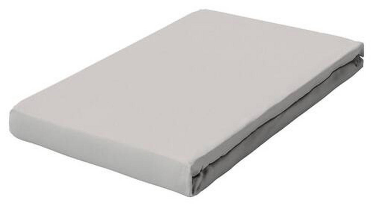 TOPPER-SPANNBETTTUCH PURE Jersey  - Hellgrau, Basics, Textil (180-200/200-220cm) - Schlafgut