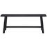 SITZBANK 129,5 49,5 29,5 cm in Schwarz - Schwarz, Design, Holz (129,5 49,5 29,5cm) - Lomoco SITZBANK 129,5 49,5 29,5 cm in Schwarz - Schwarz, Design, Holz (129,5 49,5 29,5cm) - Lomoco