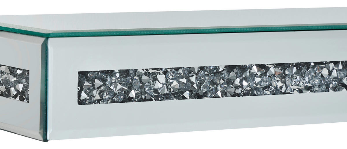WANDBOARD in 70/6/16 cm Silberfarben  - Silberfarben, Trend, Glas/Holzwerkstoff (70/6/16cm) - Xora