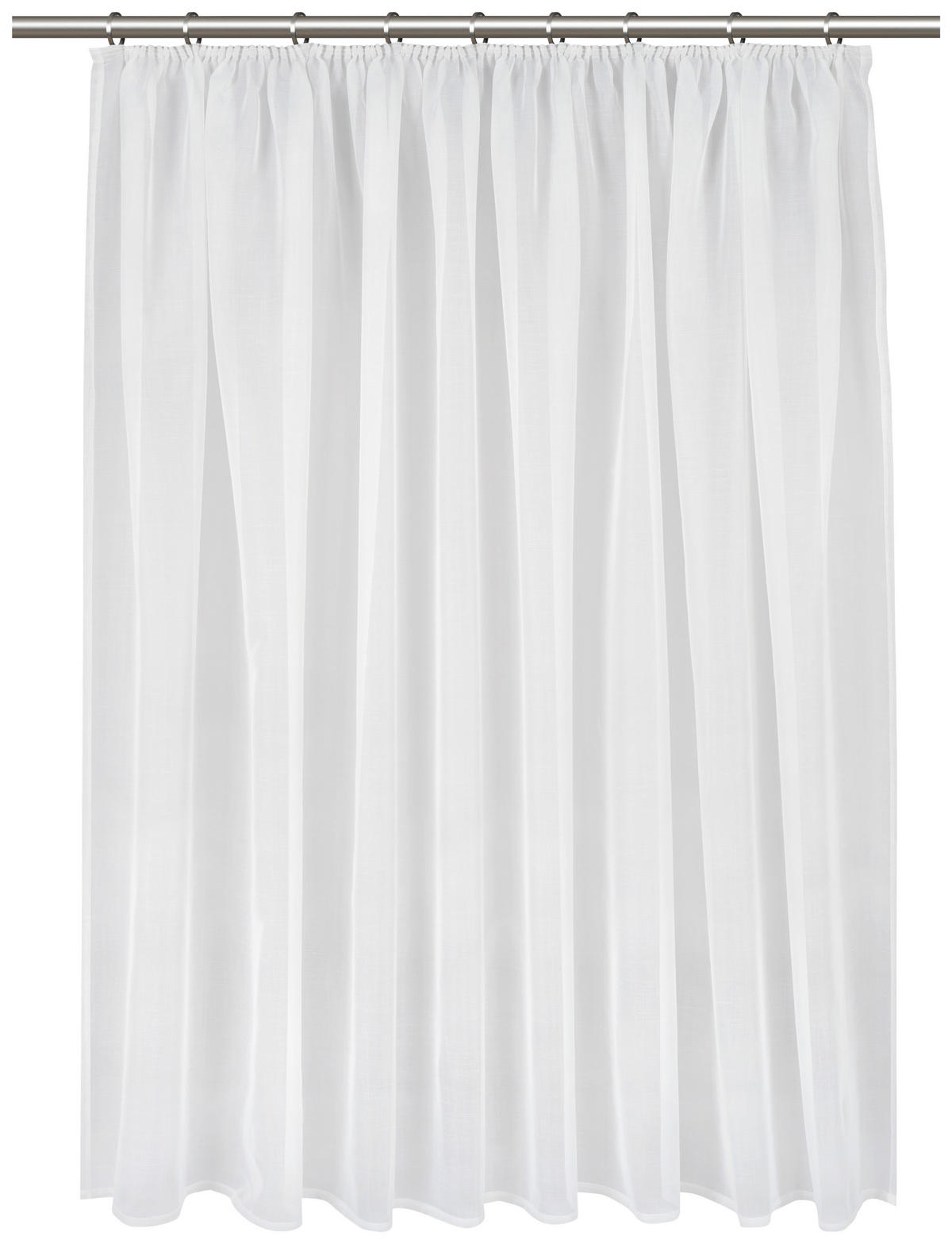 HOTOVÝ ZÁVĚS, 300/175 cm - bílá, Basics, textil (300/175cm) - Esposa