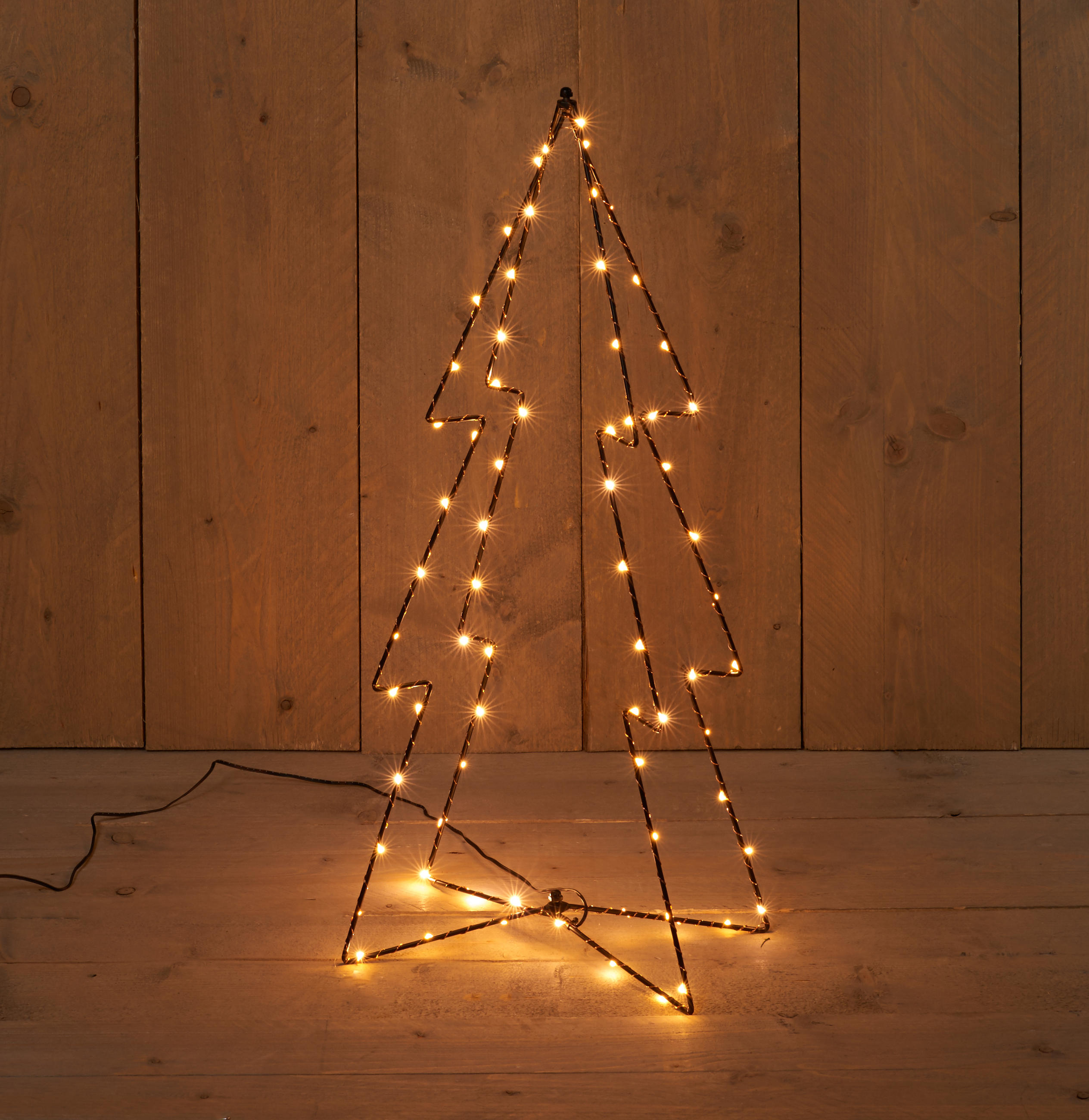 LED-DEKOLEUCHTE - Schwarz, Design, Metall (72cm) - X-Mas