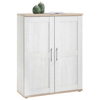 ORMAR ZA OBUĆU  boje ariša, hrast San Remo  drvni materijal     - boje ariša/srebrne boje, Konvencionalno, drvni materijal/plastika (93/120/38cm) - Xora