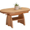 COUCHTISCH Kernbuche furniert 110-130,5/65/56-75 cm oval Kernbuche  - Kernbuche, KONVENTIONELL, Holzwerkstoff/Metall (110-130,5/65/56-75cm) - Venda