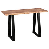 KONSOLBORD i trä 120/45/75 cm    - svart/akaciefärgad, Design, metall/trä (120/45/75cm) - MID.YOU
