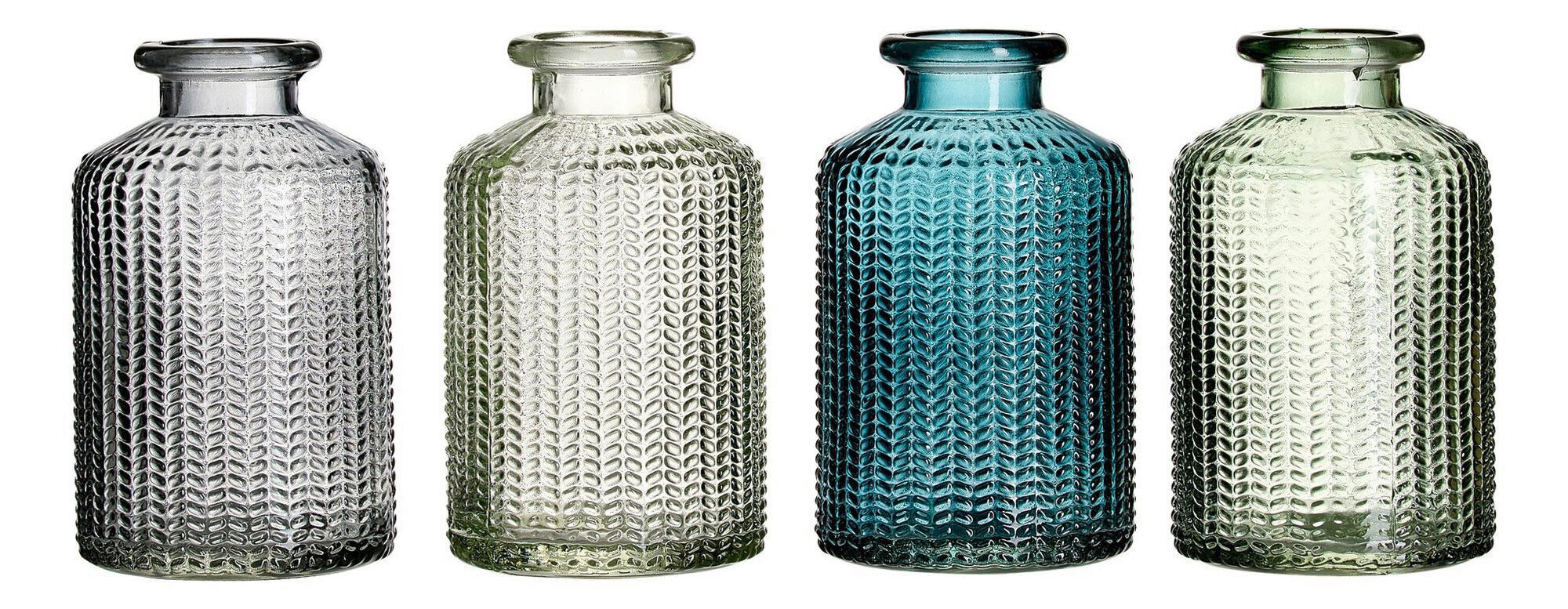 VASE Verona 10 cm  - Blau/Petrol, Trend, Glas (6/6/10cm) - Ritzenhoff Breker
