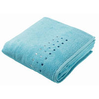 DUSCHTUCH 70/140 cm Quattro  - Türkis, KONVENTIONELL, Textil (70/140cm) - Esposa