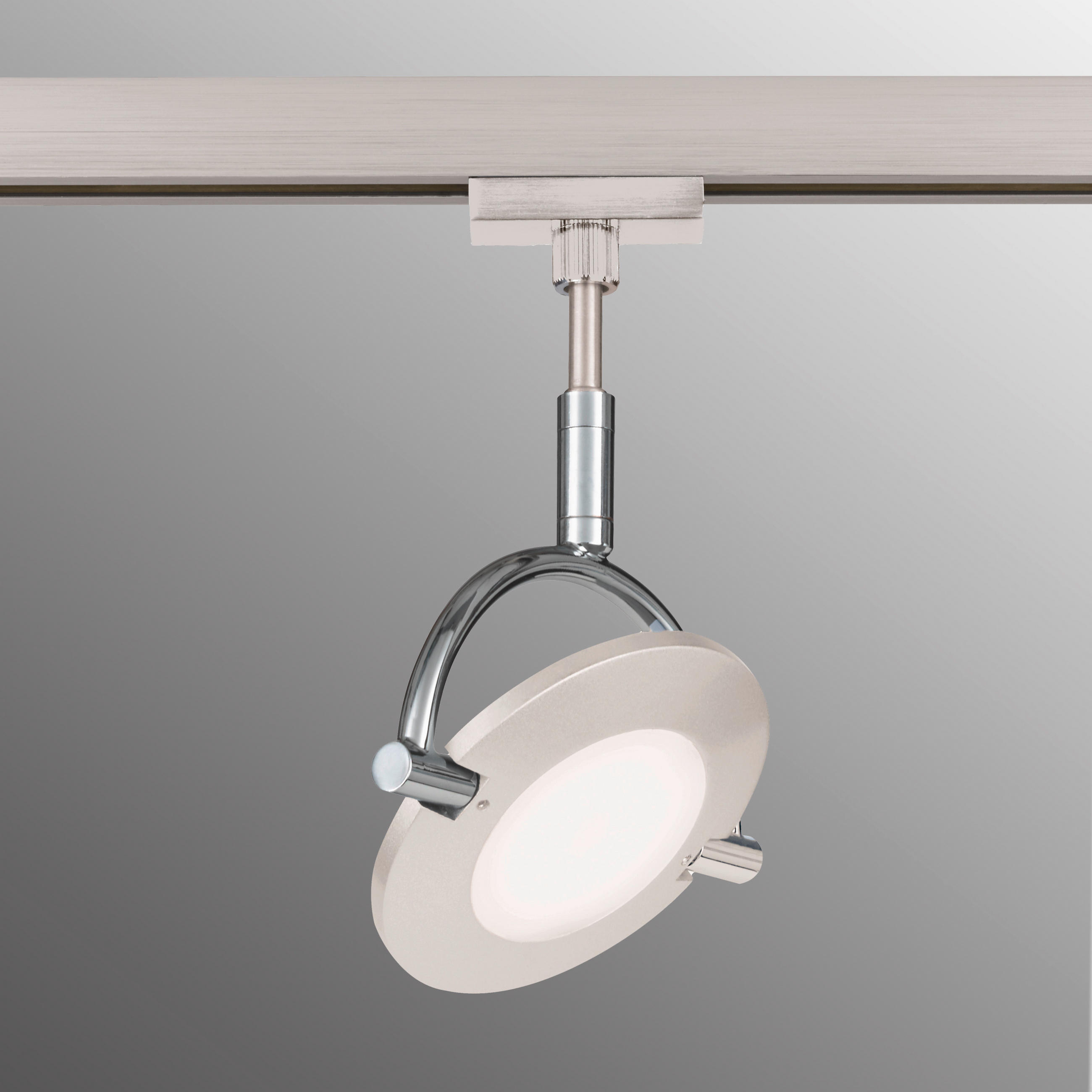 SCHIENENSYSTEM - Chromfarben/Nickelfarben, Design, Metall (12,5/2,8/19cm) - Fischer & Honsel