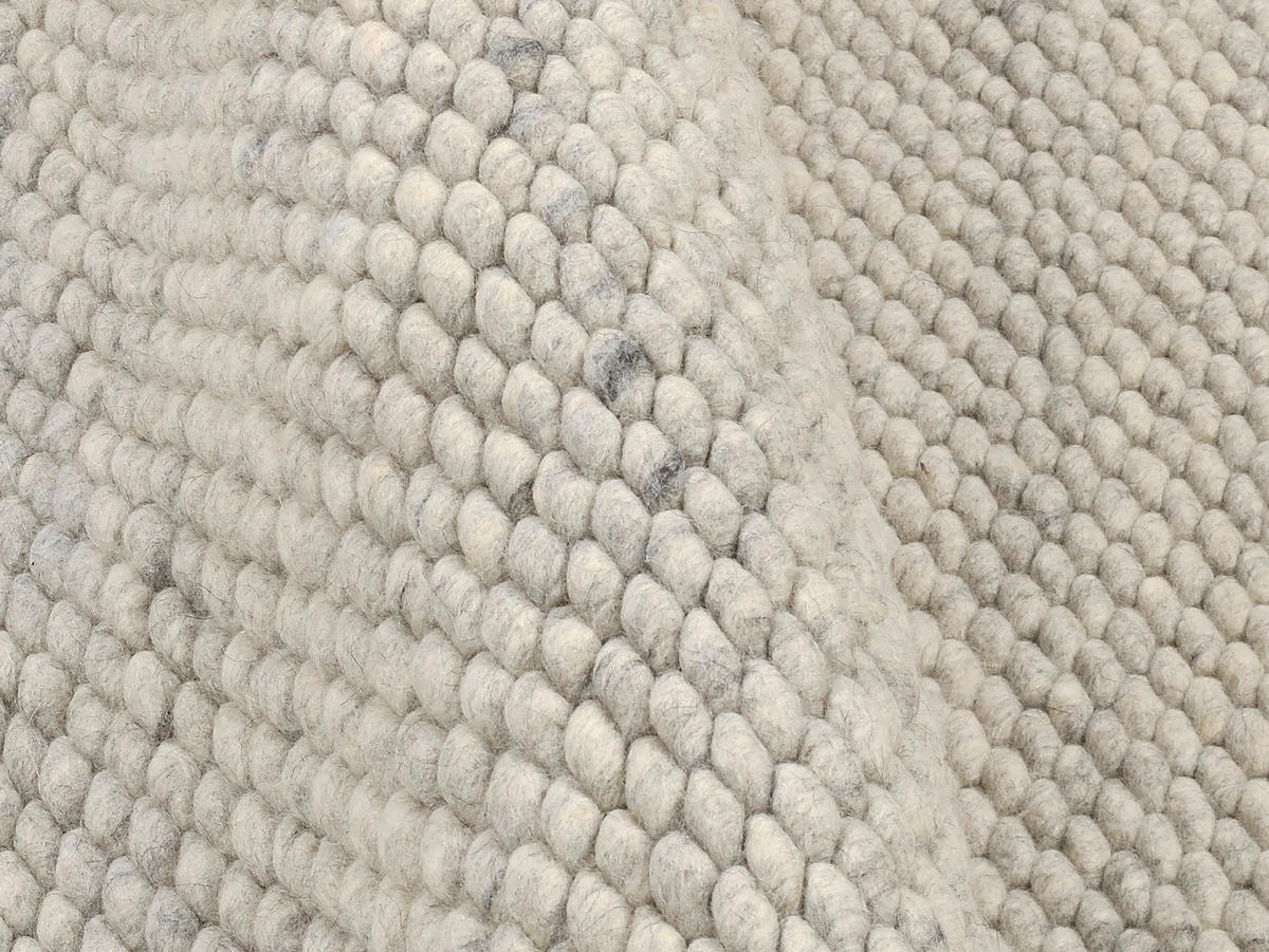 HANDWEBTEPPICH 240/340 cm Hellgrau  - Hellgrau, Basics, Textil (240/340cm) - Linea Natura